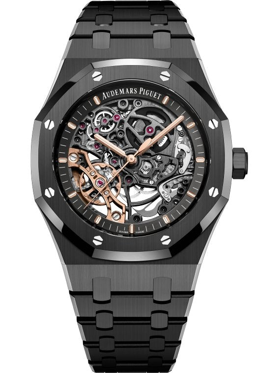 audemars piguet black ceramic skeleton price