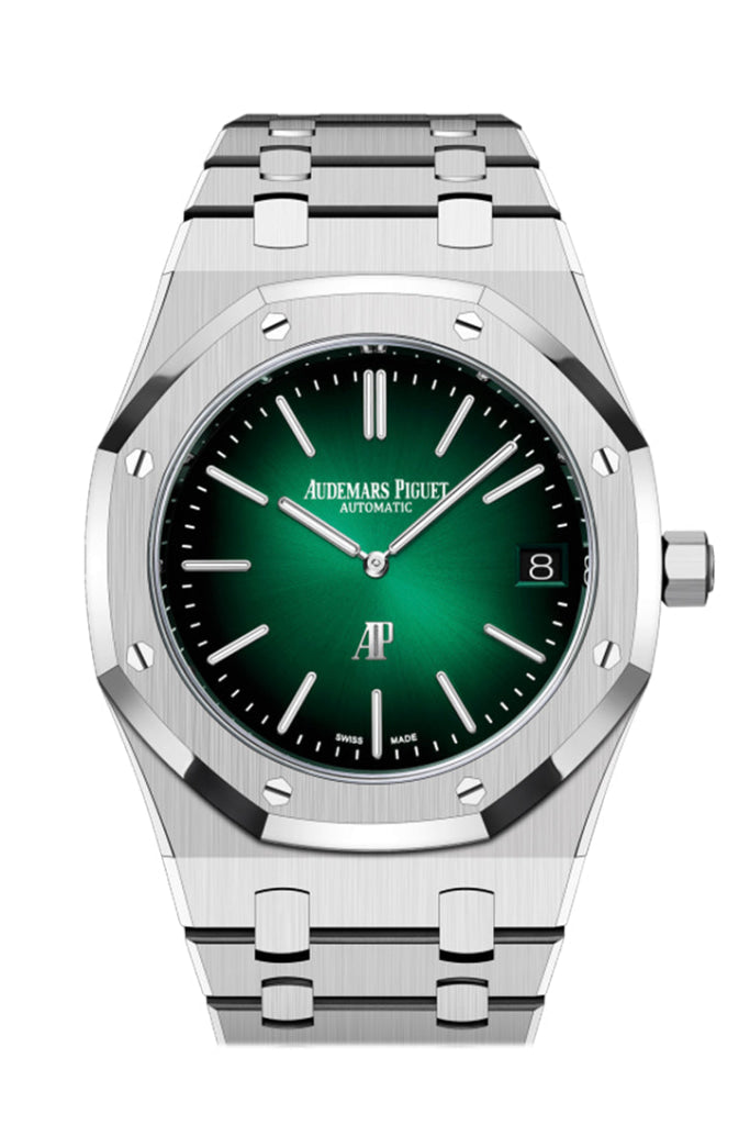 audemars piguet royal oak platinum green dial