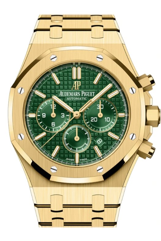 audemars piguet royal oak gold green dial