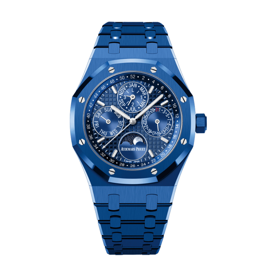 audemars piguet royal oak perpetual calendar blue ceramic