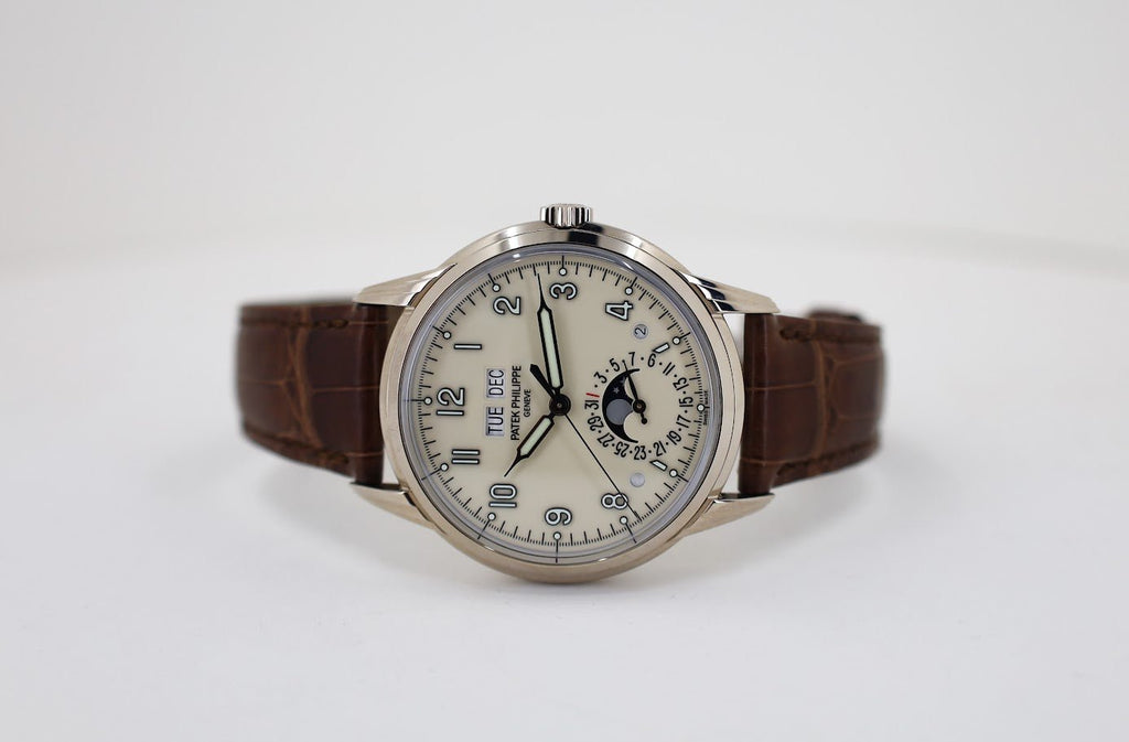 Patek Philippe 5320G-001: Luxury Watch with White Gold Case & Perpetual Calendar