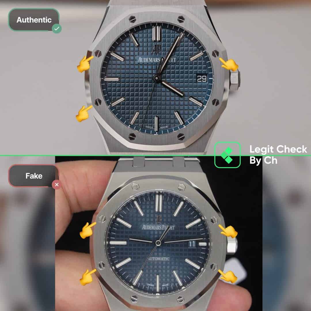 vs real fake audemars piguet royal oak serial number lookup