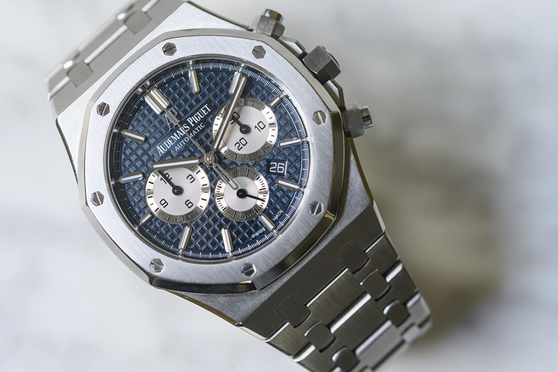 Audemars Piguet Royal Oak Chronograph Steel Blue Dial Review