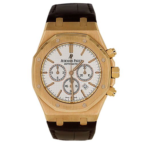 Audemars Piguet Royal Oak Chronograph Rose Gold Leather Strap: Buy Now