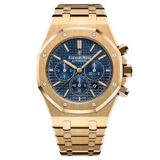 audemars piguet royal oak gold blue dial