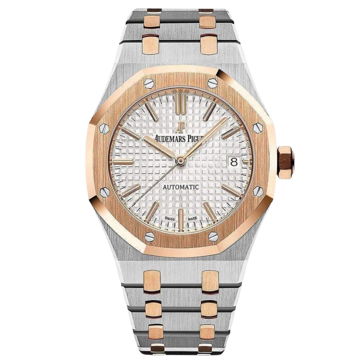 audemars piguet royal oak rose gold and silver