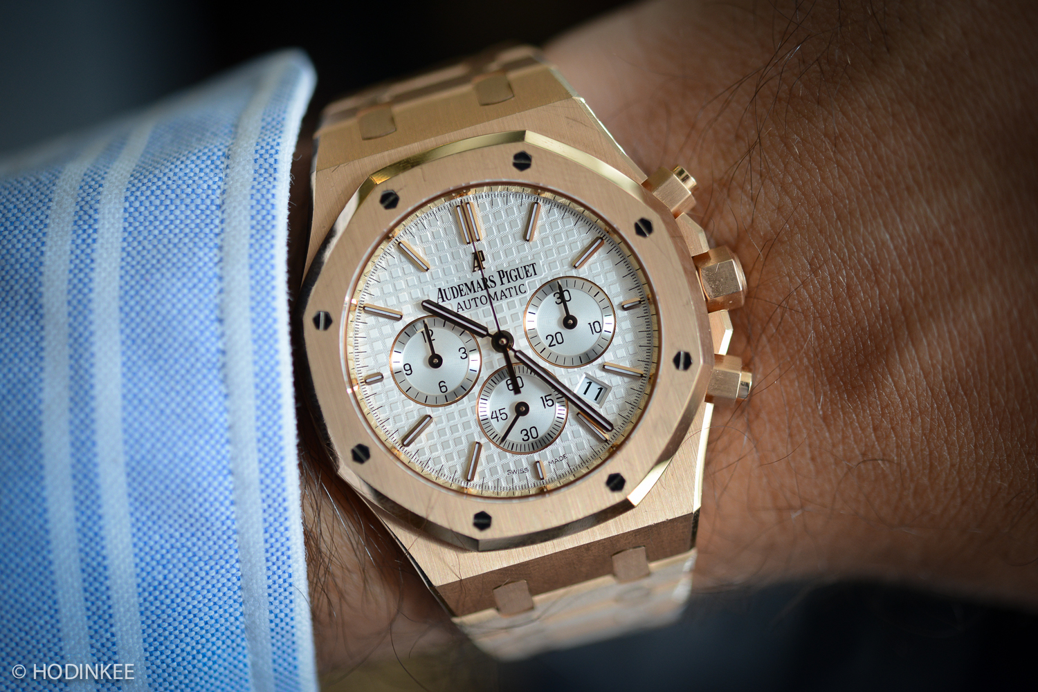 audemars piguet royal oak gold chronograph