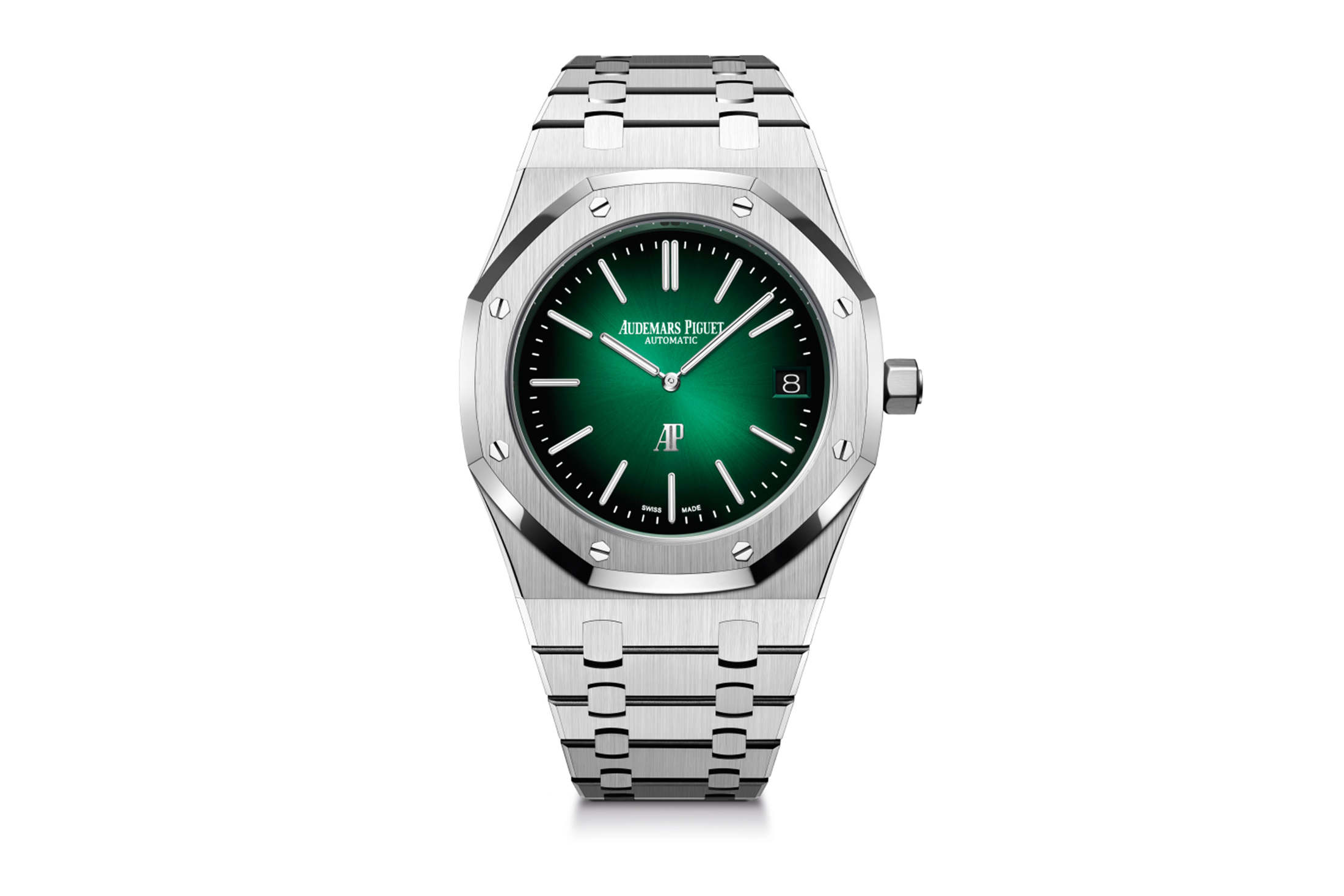 audemars piguet royal oak platinum green dial