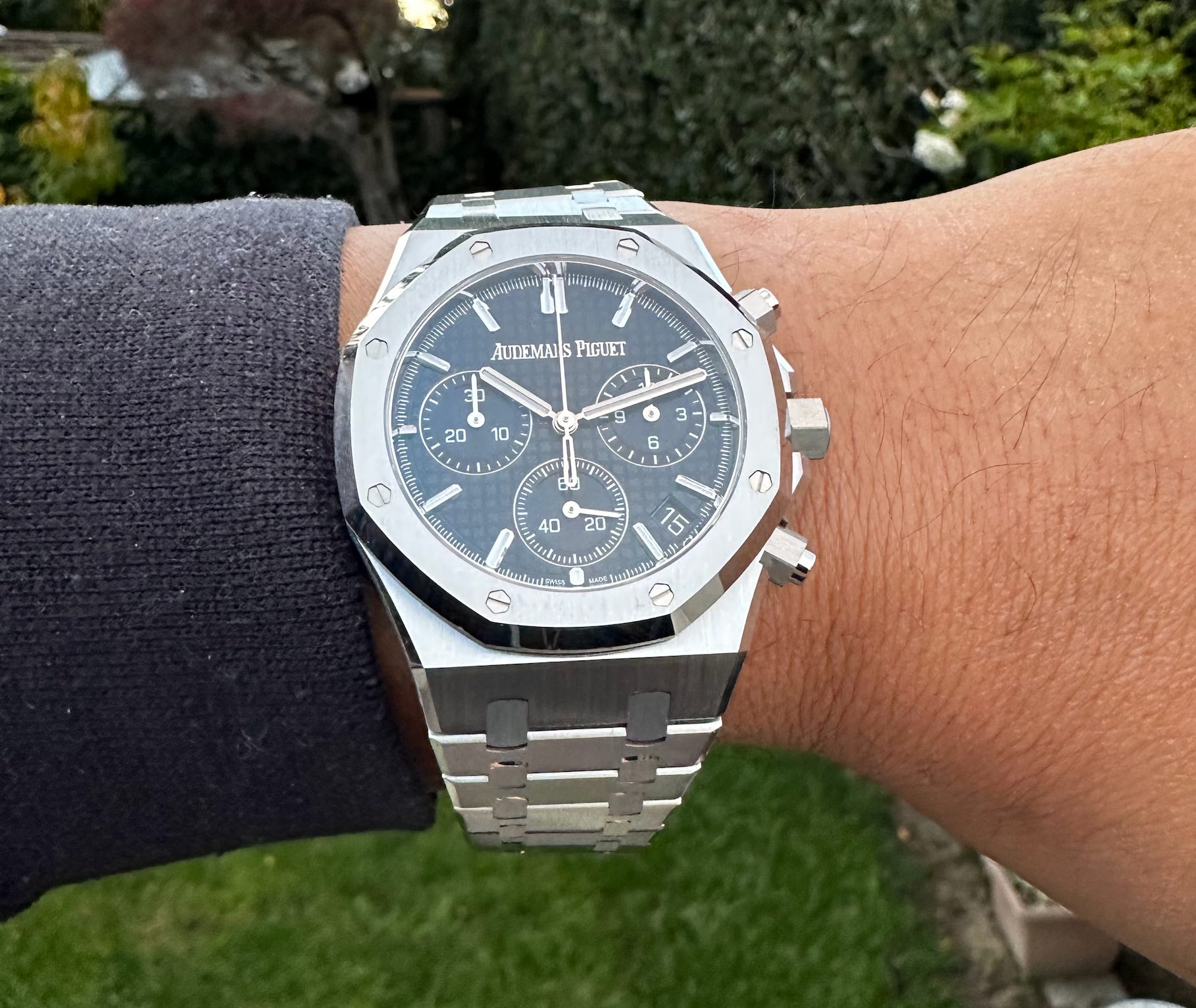 Audemars Piguet Royal Oak Chronograph Steel Blue Dial Review