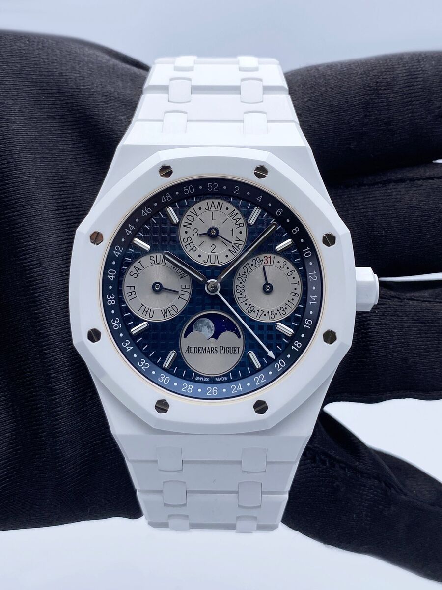 audemars piguet white ceramic royal oak