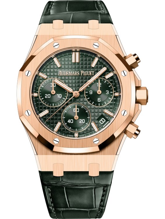 audemars piguet royal oak gold green dial